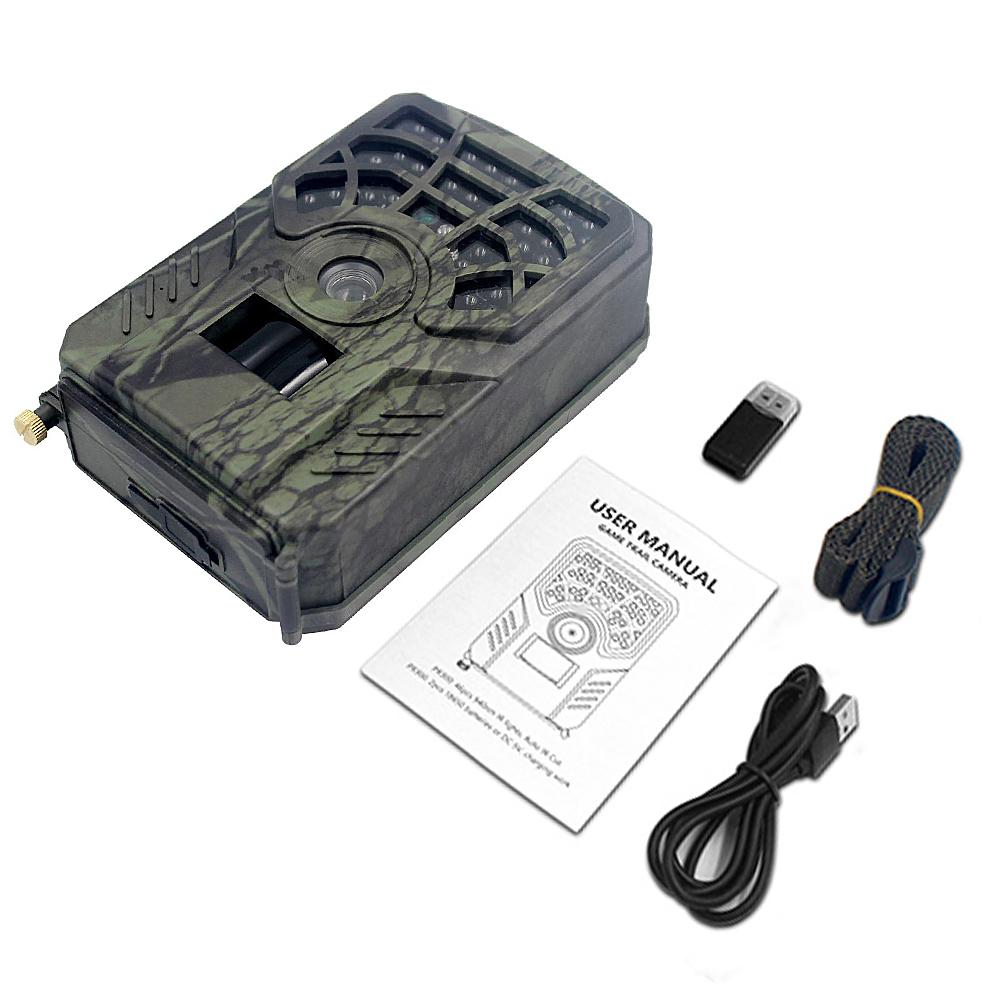 Fotocamera Da Esterno Per Caccia E Fauna Selvatica Con Rilevamento Movimento 0.2s, 1080P E Visione Notturna IP66