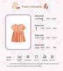 Vestito estivo per bambini Malwee - Carino Vestito da bambina con scollo rotondo, maniche corte, gonna da principessa