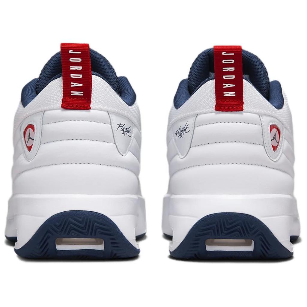 Pánské basketbalové boty Air Jordan Max Aura 6 USA Bílá Varsity Red Půlnoční Modrá FQ8298-100