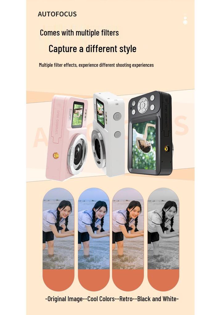 Dual Screen HD CCD Zoom Camera for Kids
