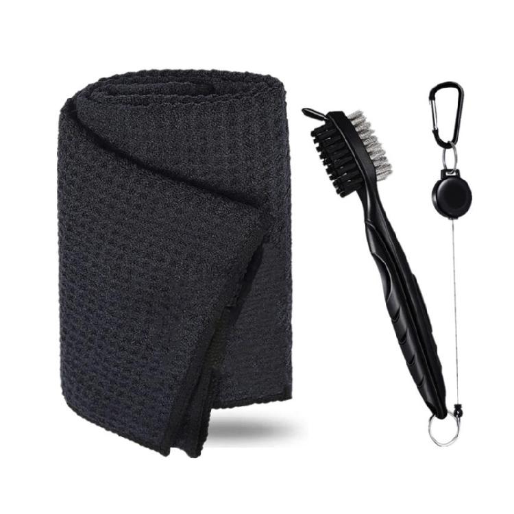 Multi-in-1 Golf Club Cleaning Set and Pitch Repair Tool Accessory for Golf Bag