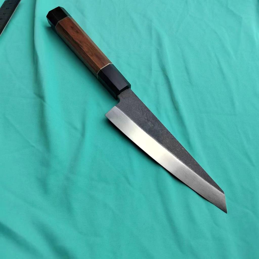 6 Inch Deba Knife Single-Edge Blade Slicing Cleaver Sashimi Slicing Meat Vegetables Utility Kiritsuke Japanese Kitchen Knives