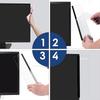 Renjzle Clear Acrylic Memo Board, Set of 2, for Computer Displays, Memo Stands, Message Boards, Sticky Note Boards, Simple and Convenient, Improves