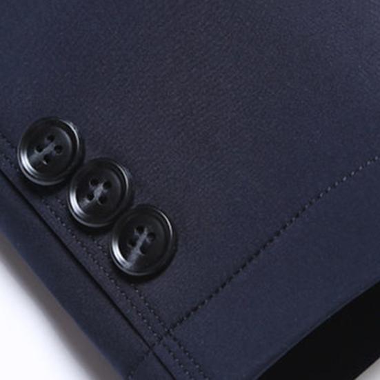 Herren Jacke Revers Langarm Reißverschlussleiste Jacke Mantel mit Taschen Einfarbig Frühling Herbst Freizeitjacke