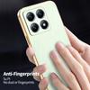 KADEM For Xiaomi 14T Pro Case Electroplating Silk Texture PU + TPU Phone Back Cover