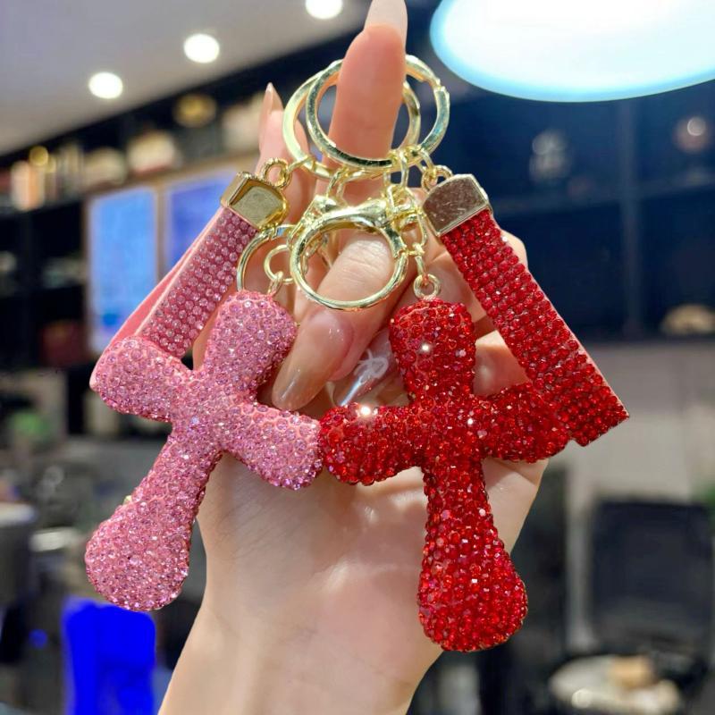 Able, Diamond-Encrusted Crosses, Keychains, Creative Bags, Pendants, Personalized Car Accessories, Gifts
