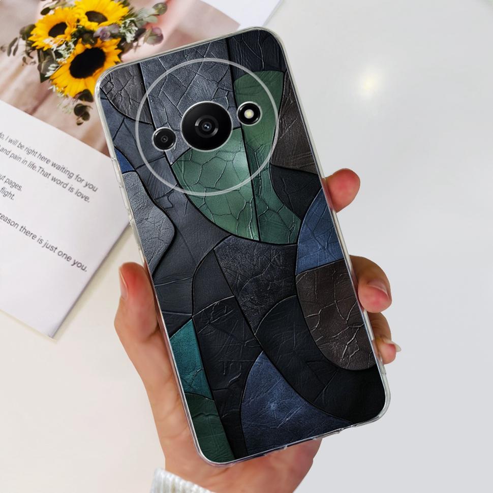 For Xiaomi Redmi A3 Case RedmiA3 Flower Cartoon Fundas Soft Silicone Casing For Xiaomi Poco C61 PocoC61 Coque Ultra Slim Cover