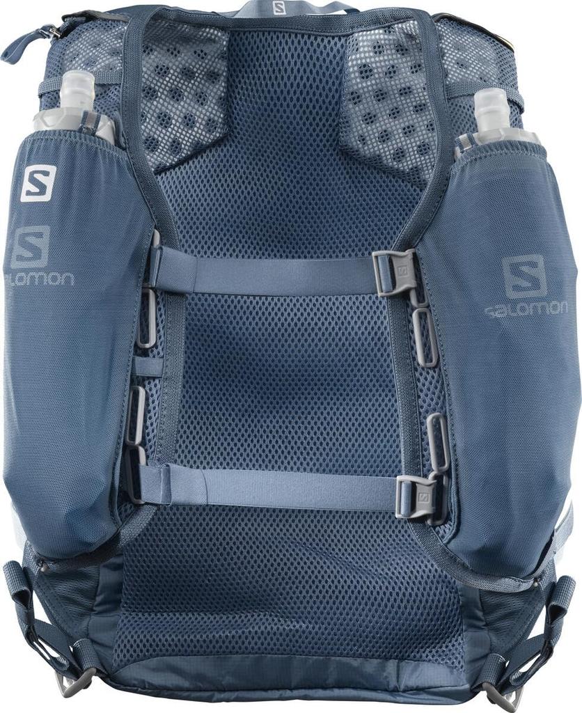 SALOMON AGILE 12 SET Hydratační Copen DENIM Taška, Modrá/TMAVÁ