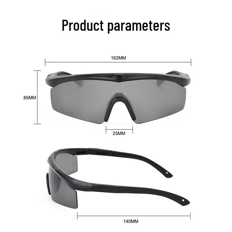 Jiyinghu Tactische Schiet- en Fietsbrillen