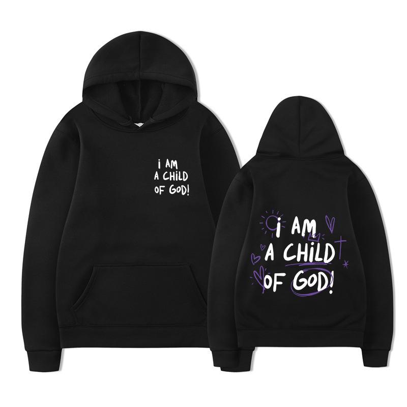 Alphabet Cartoon Print Kangaroo Pocket Print Unisex Streetwear Hip Hop Style Autumn Winter Fashion Hip Hop Tops Clothes
