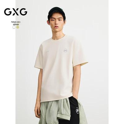 GXG Men's Round Neck Short Sleeve Knit T-Shirt