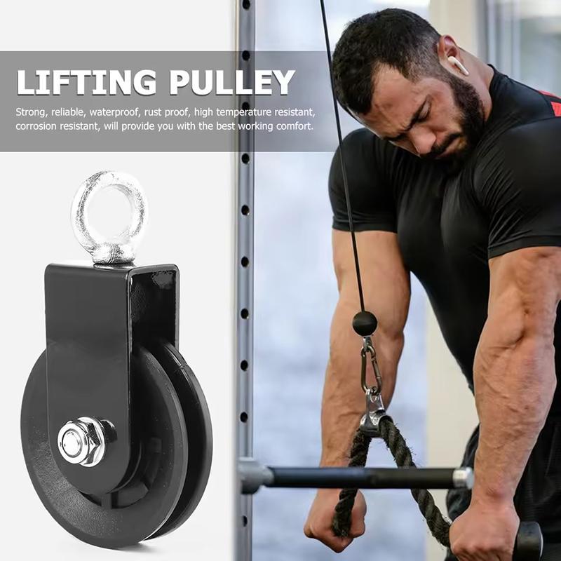 Plastic Nylon Fitness Loading Lifting Pulley Training Bearing Stainless Steel Mute Strength Trainer Home Gym Workout Equipment