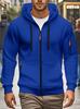 European Size Spring and Autumn Men's Sweater Hooded Zipper Multi-pocket Jumper Men's Sports and Leisure Jacket
