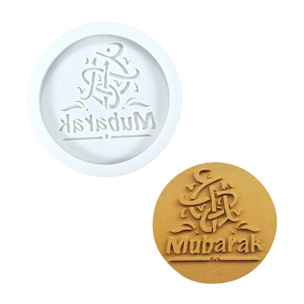 Multifuntional Chocolate Molds Unique Bakings Molds Arabic Letter Pattern Fondant Moulds Silicone Material for Crafts