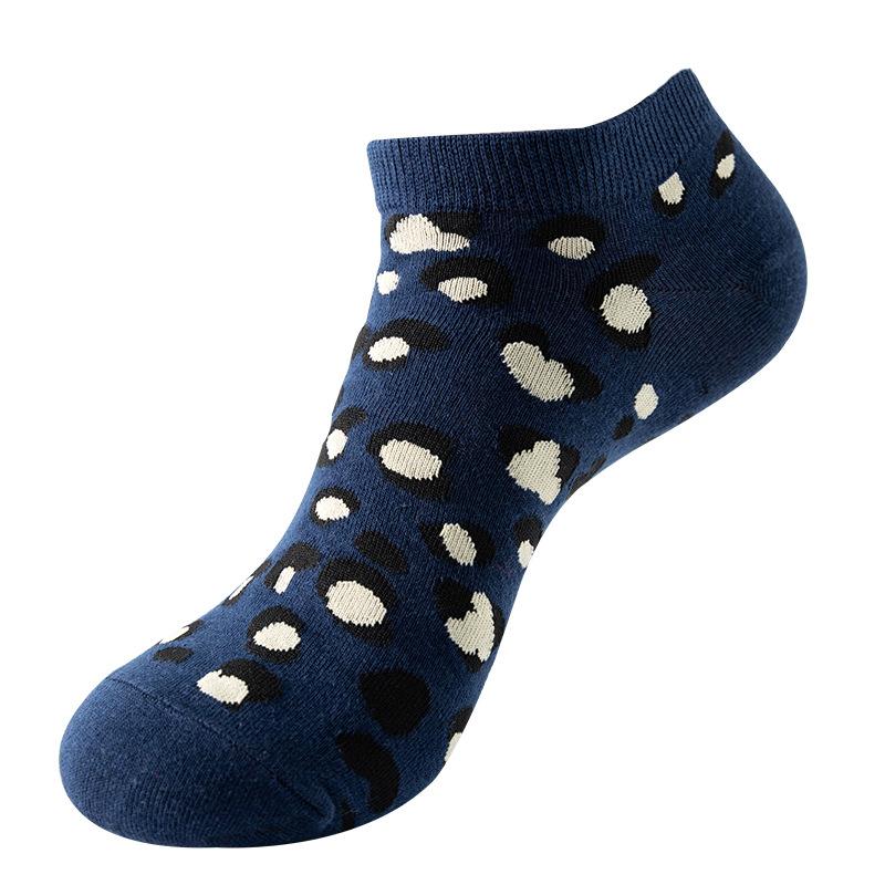 Spring Summer Socks Cute Funny Harajuku Cartoon Men Boat Oil Painting Food Casual Cotton Short Socks for Female Sox