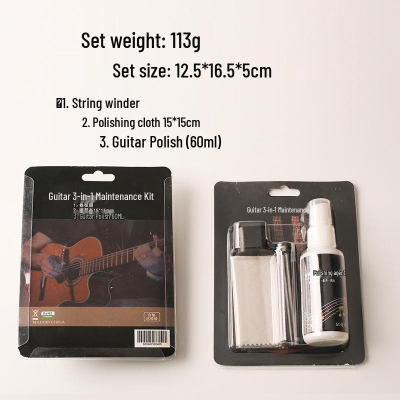 Musical Instrument Polish for Guitar & Violin - Wood Surface Cleaner & Care