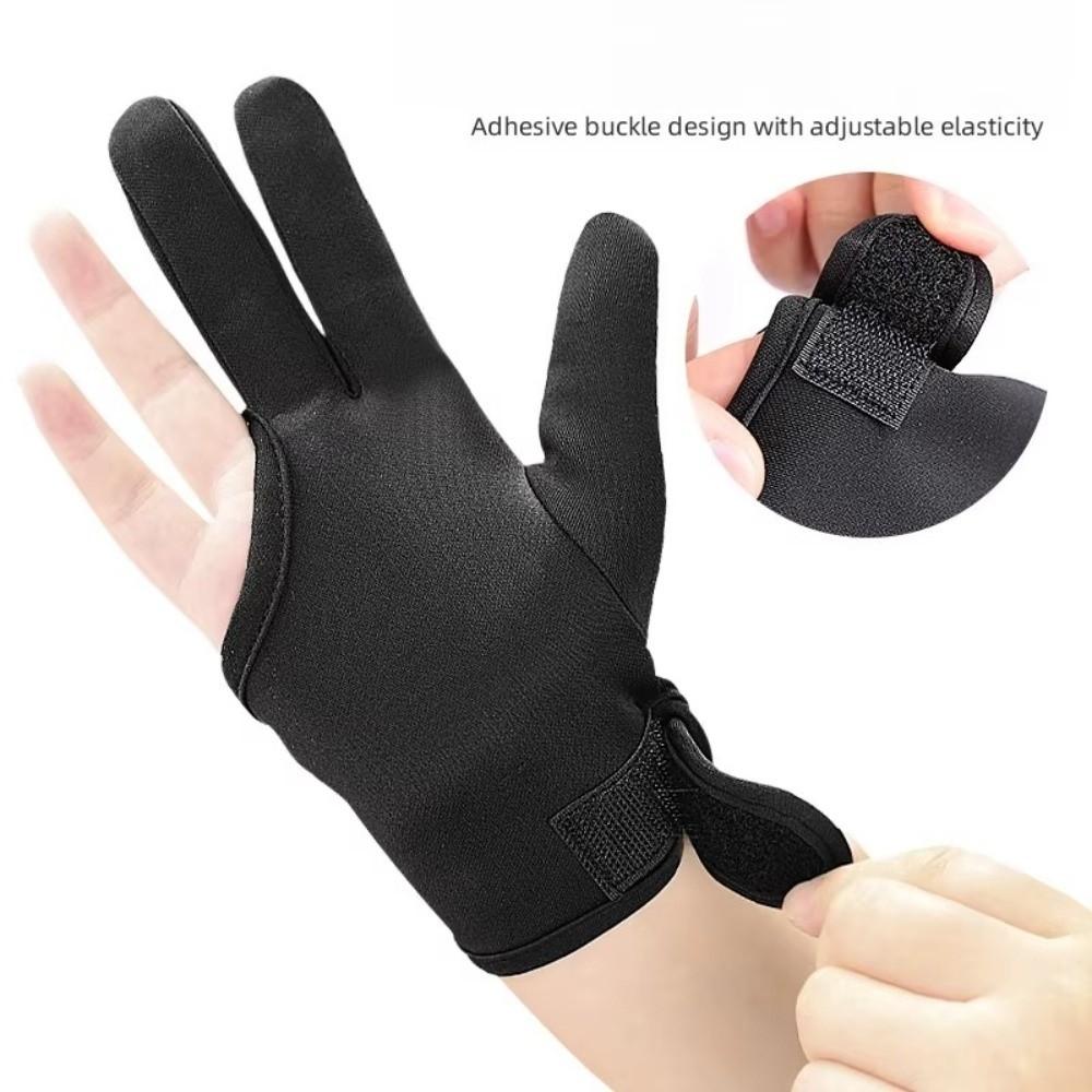 Anti-scalding Curling Wand Glove 3 Finger Barber Hair Styling Tools Heat Resistant Gloves  for Home