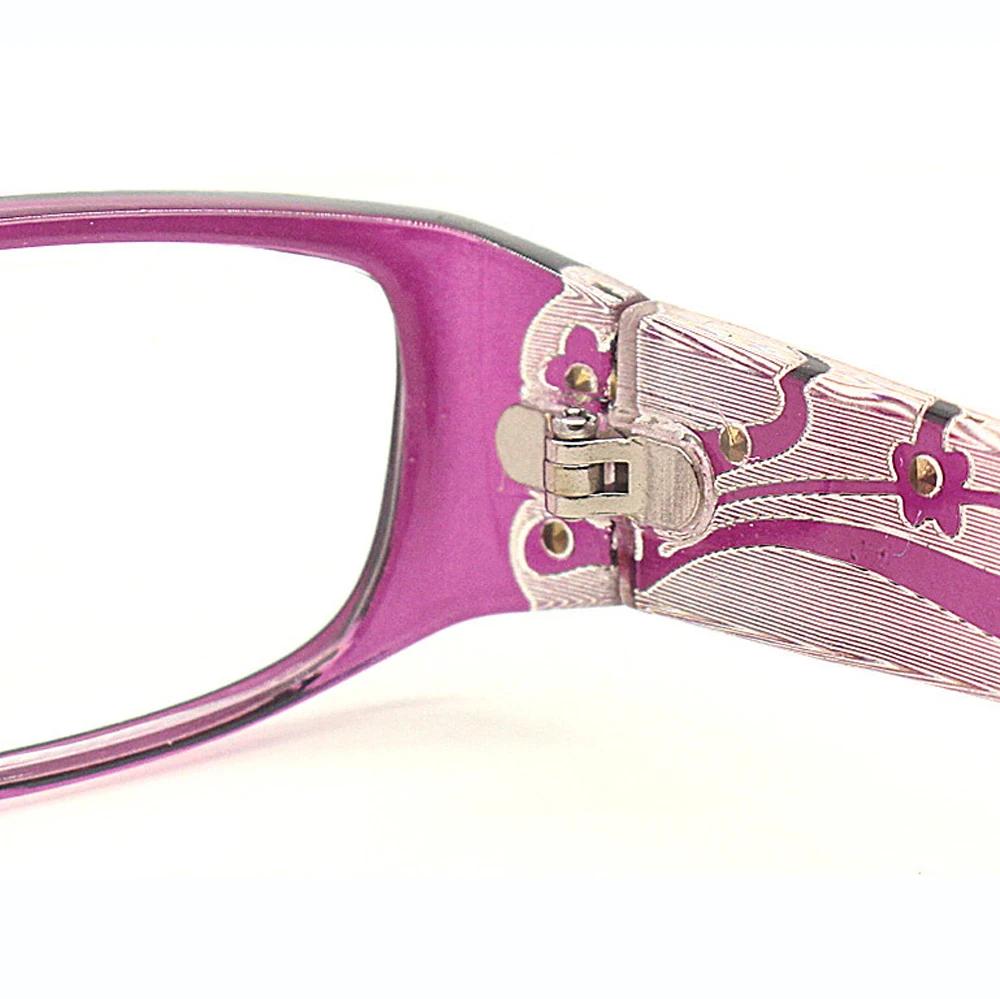 Fashion Flower Printed Ultralight Delicate Hinges Anti Blu Anti Fatigue Reading Glasses +0.75 +1 +1.25 +1.5 +1.75 +2 +2.25 To +4