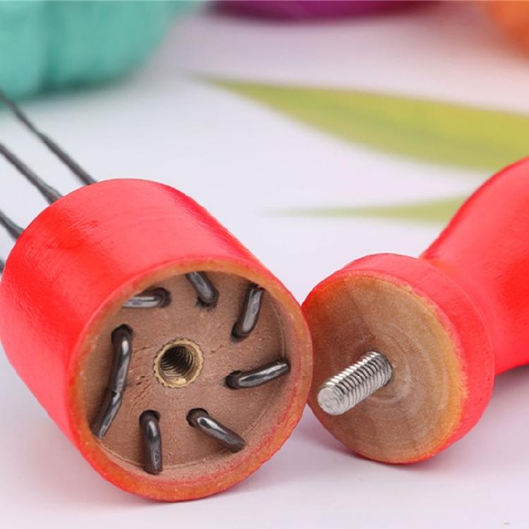 Nadelfilz Zubehör, Tier Nadelfilz Zubehör Wollfilz Werkzeug mit Holzgriff, Fingerlinge, Nadelröhrchen