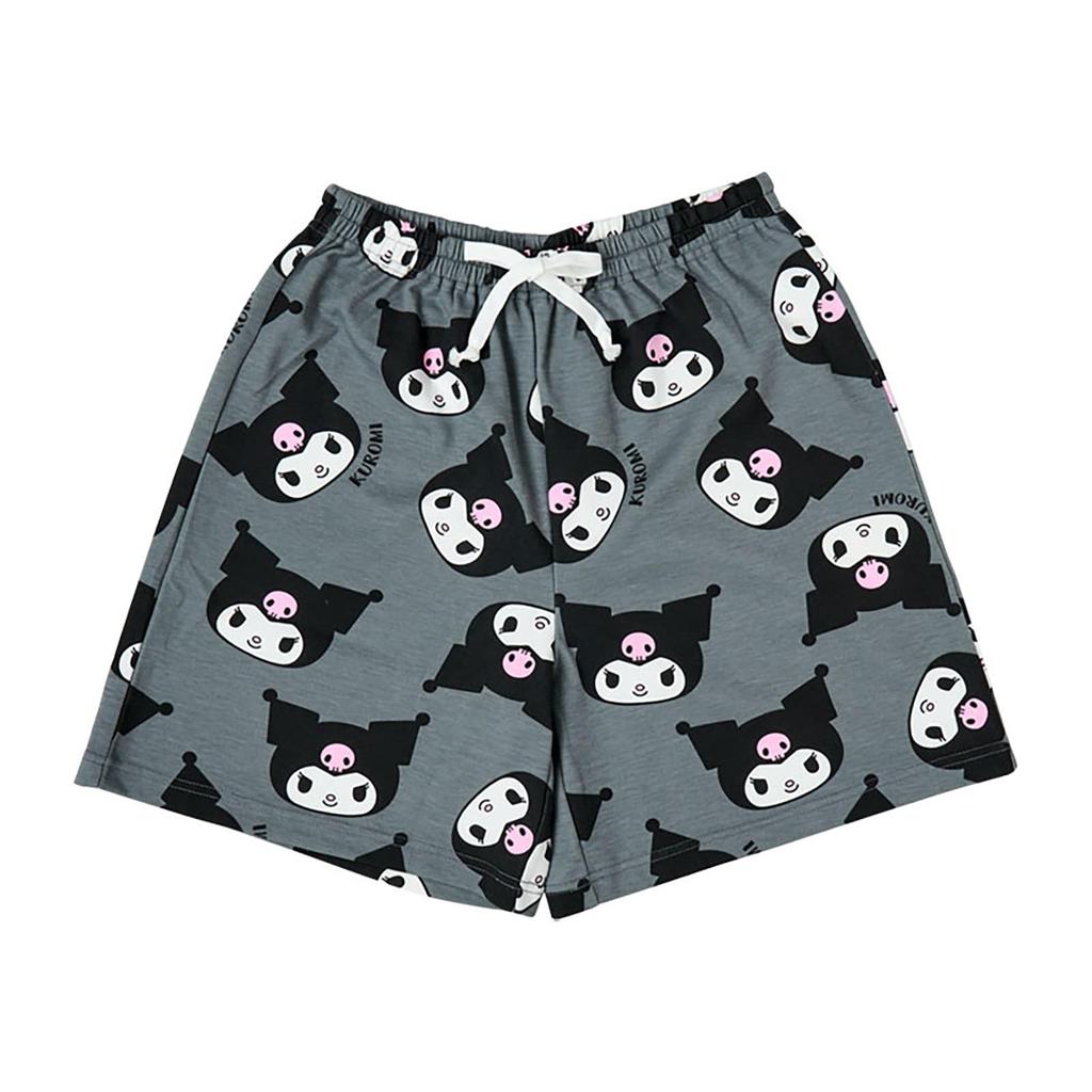 Sanrio 608041 Bavlněné šortky Kuromi, 65% Polyester, 35%