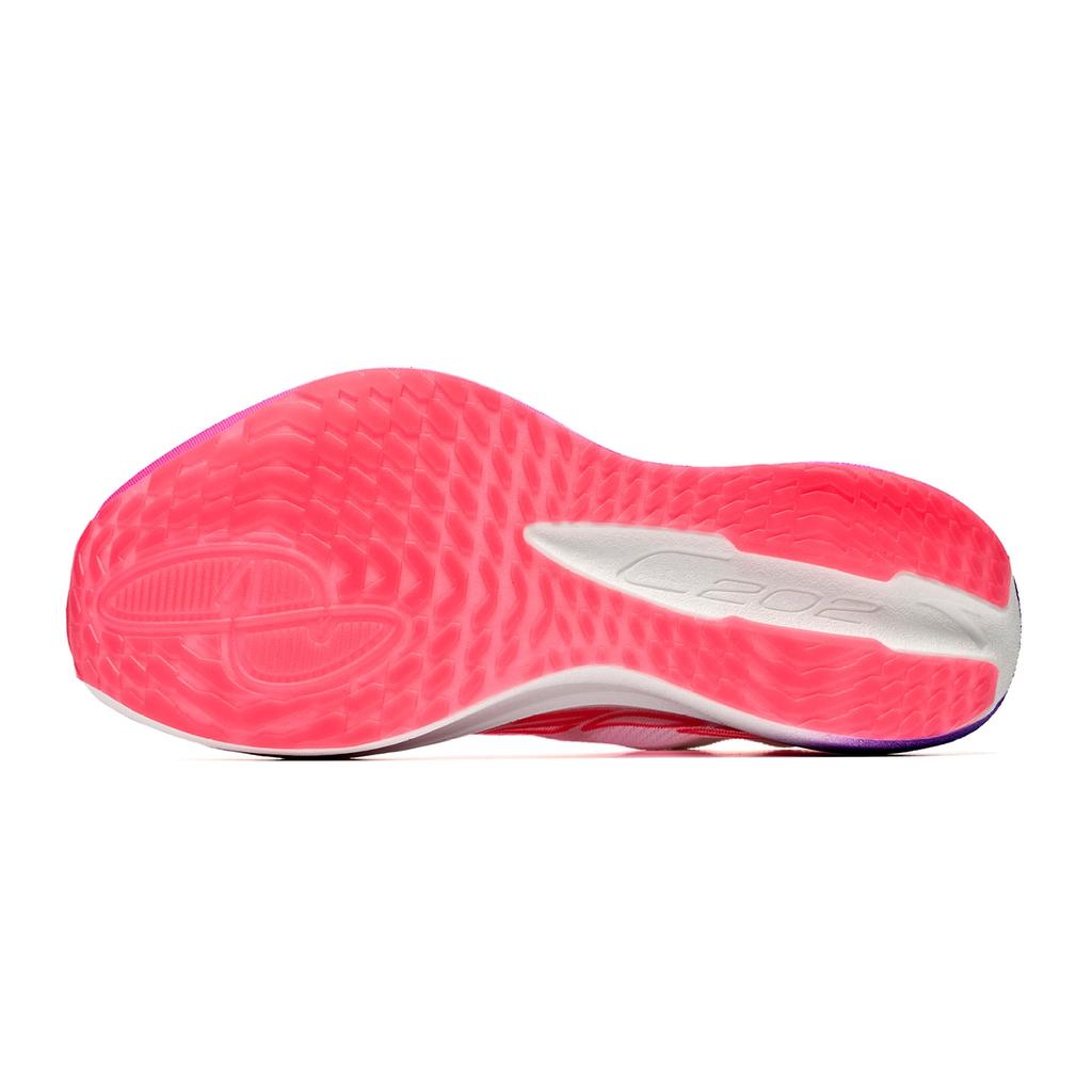 Men's Sneakers ANTA C202 8.0 Running Shoes Men's Low-top Papyrus White/Fluorescent Berry Red/Grass Purple