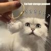 1/3pcs Transparent Cat Memorial Capsules Pet Hair Keepsake Box with Hanging Loop for Cat Lovers Gift Pendant Keychain Pet Access