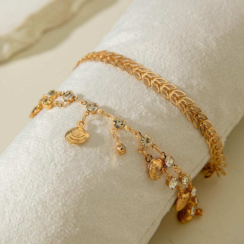 Jewelry Cross Simple Chain Foot Decoration, Eye Pendant Multi-layer Stacked Anklet Wholesale