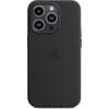 Custodia in Silicone Apple iPhone 15 Pro con Magsafe - Mezzanotte