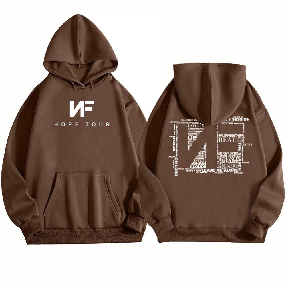 Der Oberteil-Stil des herbstlichen Kollaborations-Hoodie-Sportshirts zum Thema NF-Musikalbum für Streetwear zeichnet sich durch modisch
