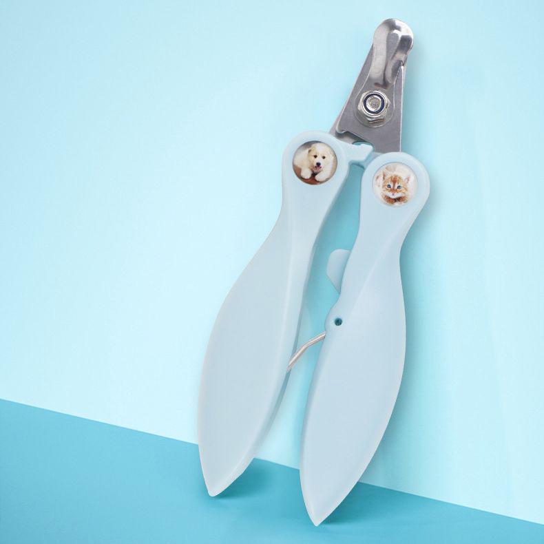 Stainless Steel Pet Nail Clippers for Dogs and Cats - Beginner-Friendly Clippers with Built-in Grinder