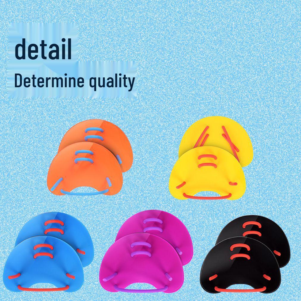 Universal Half-Palm Swimming Hand Paddles for Beginners - Freestyle & Breaststroke