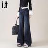 Izzue IT Women's High-Waisted Slim Bootcut Jeans