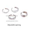 4PCS Toe Rings Alloy Jewelry Set Beach Wedding Accessories Toe Jewelry Travel Tootsies Rings for Water Activities