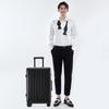BATANUV Classic Mirror Aluminum-Magnesium 24-inch Carry-on Suitcase