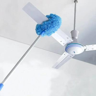 1 Stück Deckenventilator Staubwischer Ringe Form Langer Griff Staubentferner Bürste für Deckenwände Oberseite Reinigung Haushaltsreinigung Staubbürste