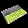 10 Slots Transparent Plastic Battery Storage Box Hard Container Holder Case For Aaa/Aa/18650 Battery Organizer Accessories 1Pc