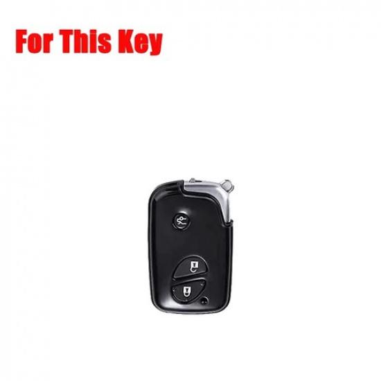 Zinc Alloy Leather Car Key Fob Case Cover Bag For Lexus CT200h ES350 IS250 RX350
