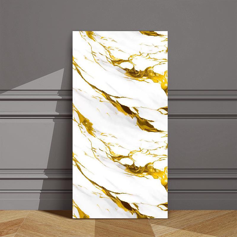 Self-Adhesive Waterproof PVC Wall Stickers: Imitation Marble & Aluminum-Plastic Panels