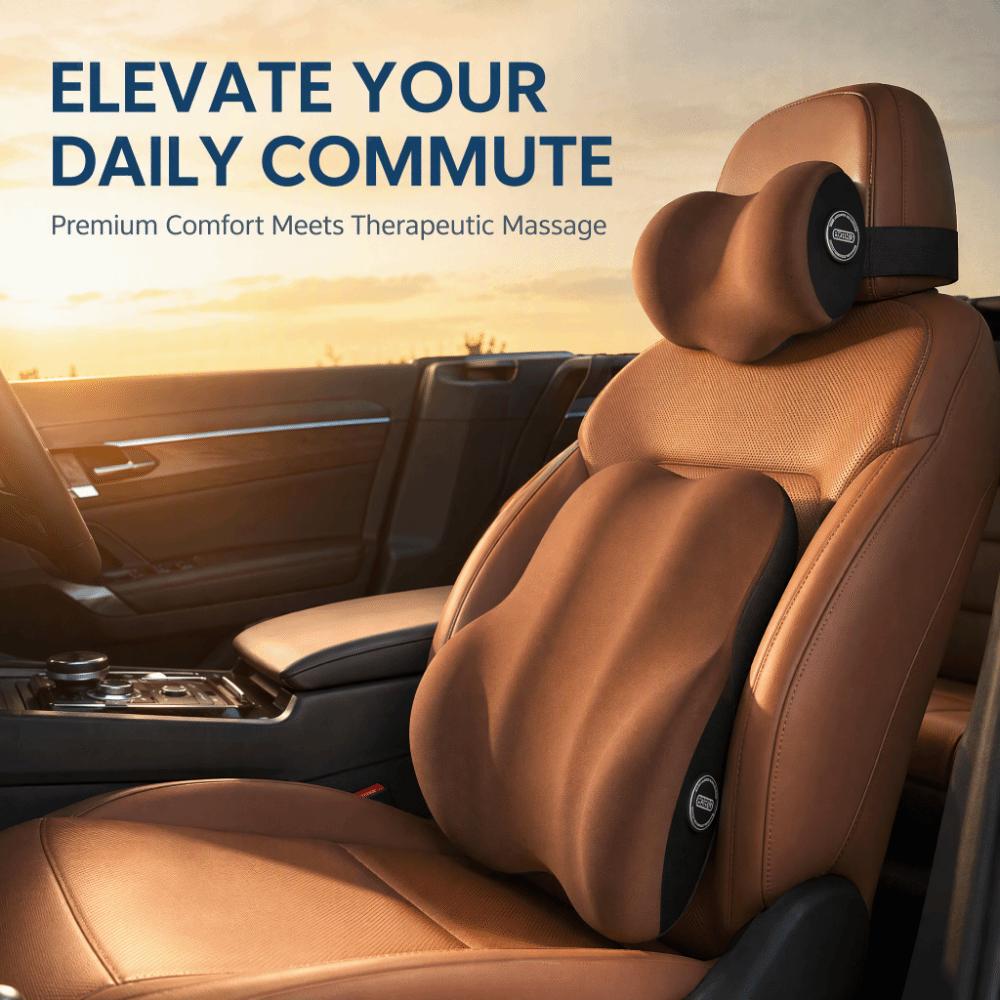 Electric Vibration Car Lumbar Support Pillow Ergonomic Electric Massage Seat Cushion  Vehicle