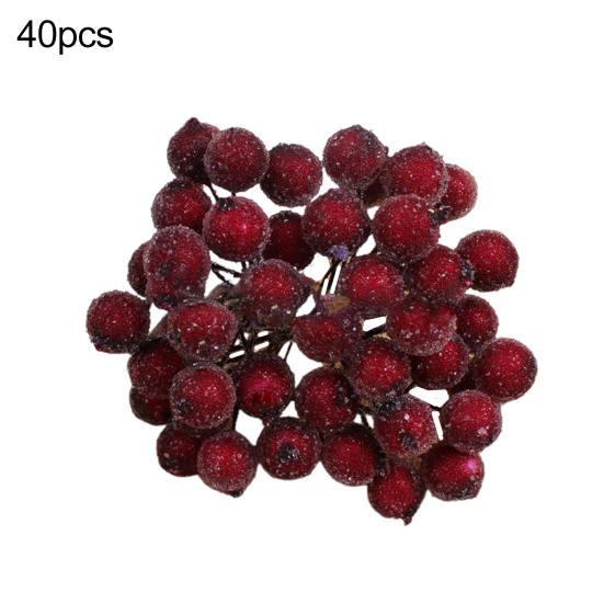 1 Bouquet Artificial Holly Berry Maintenance-free Exquisite Home Decor Pretty Artificial Berry for DIY
