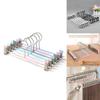Standard Wardrobe Pants Hanger With Non Slip Stainless Steel Clips For Home Storage And Organization