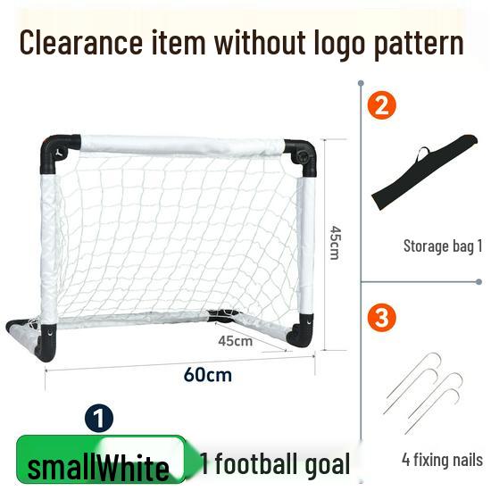 Foldable Indoor/Outdoor Kids Football Goal - Small Portable Frame for 3-a-Side & 5-a-Side Games