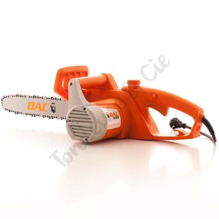 Tronçonneuse électrique - Ruris - DAC 316E - 1600W - Guide 35 cm - Faible vibration