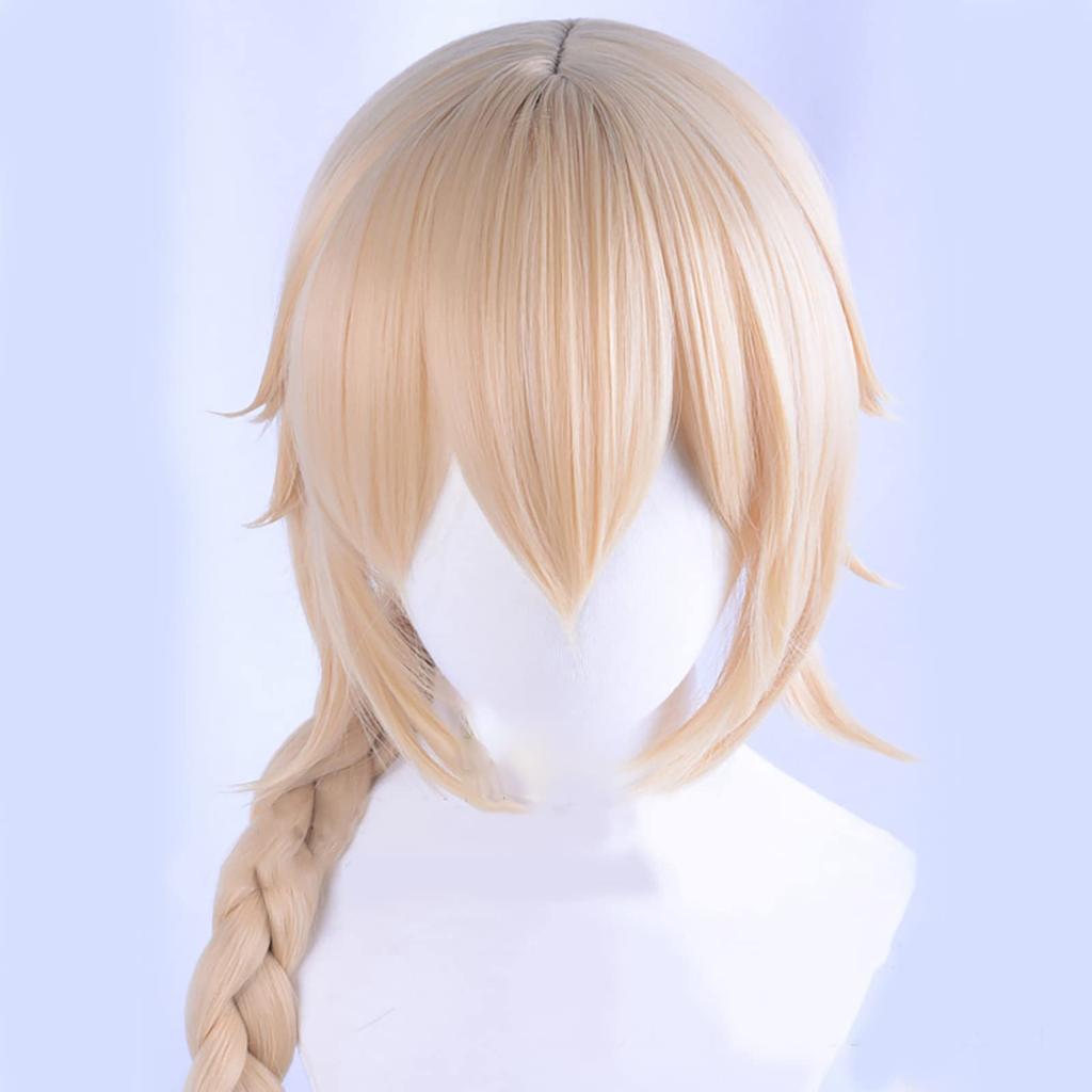 [milky time] Fate Apocrypha Ruler Joan of Arc Uniform Cosplay Costume with Wig (M) for Halloween