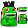 3Pcs/set Garten Of BanBan Backpack Anime Game School Bags Boys Girls Bookbag Cartoon Large Capacity Children Schoolbag Mochila