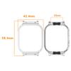 For Xiaomi Redmi Watch 6 Metal Watch Case Lightweight Smart Watch Protector (20MM Inner Diameter)