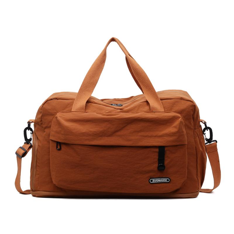 Women's Lightweight Foldable Travel Duffel Bag,Large Capacity Multi Compartment Travel Luggage Bag,Nylon Sports Gym Tote Bags