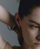 Gaman Unisex Gold Cross Tempus Earrings