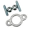 1set Exhaust Stud Kit 24-072-24-S Exhaust Studs, Nuts & 24-041-49-S Gasket Set For CV CH Series Engine Exhaust System Repair