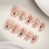 Zhuoshimei Lucky Lion Handmade Luxury Whitening Nail Stickers: Elegant New Year Nail Art